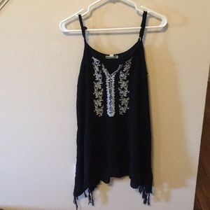 Flowy Black Mini Dress